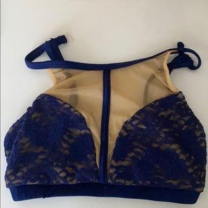 Dance wear sports bra